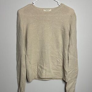 Valerie Stevens Beige Cashmere Sweater 8
